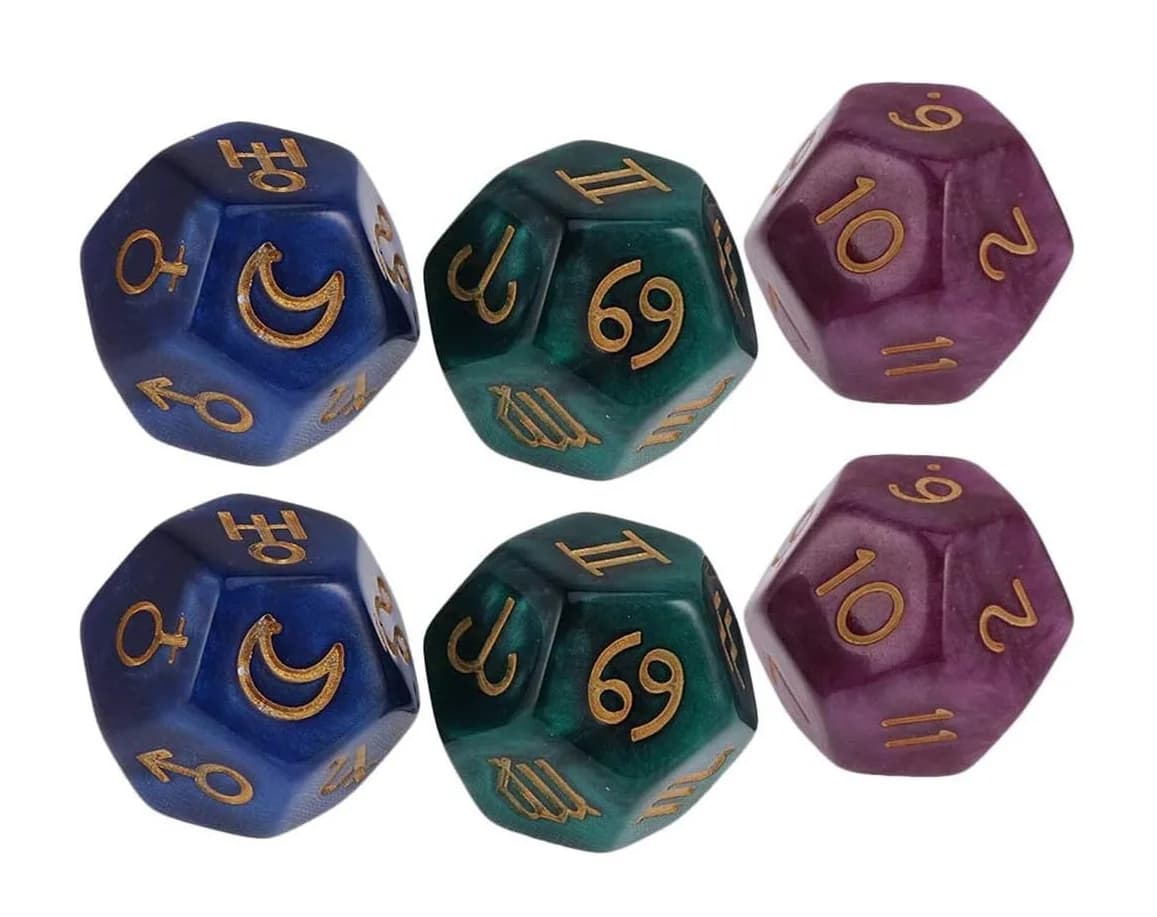 Dados de Resina Áurea