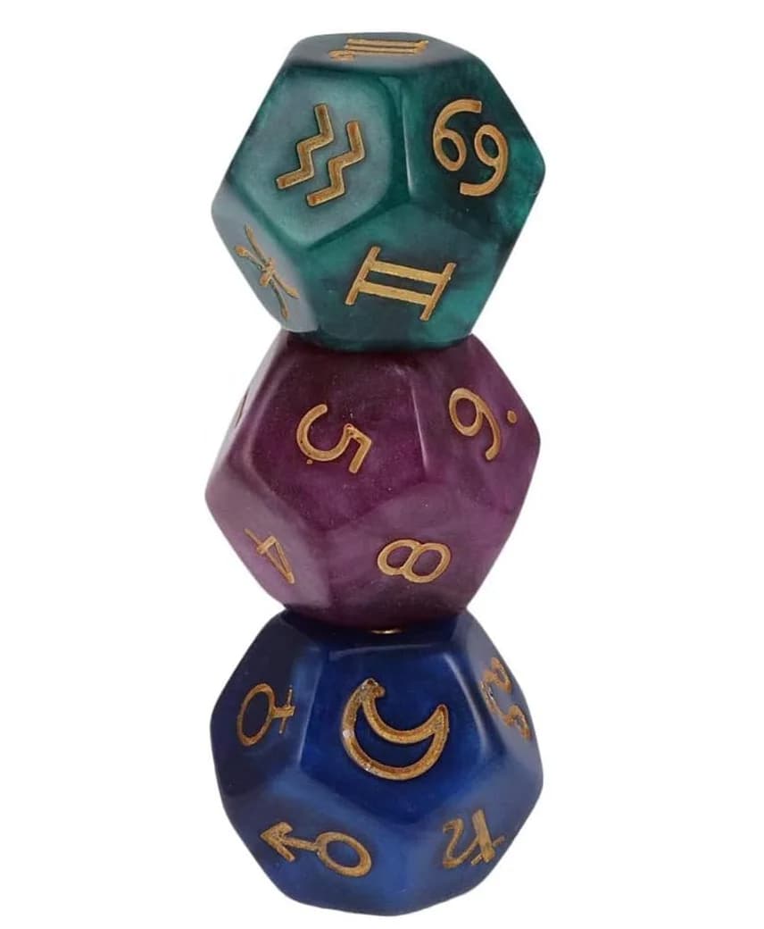 Dados de Resina Áurea — image 3 of 3